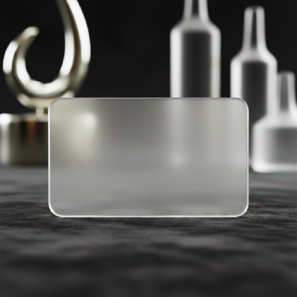 Frosted Plastic Card Material