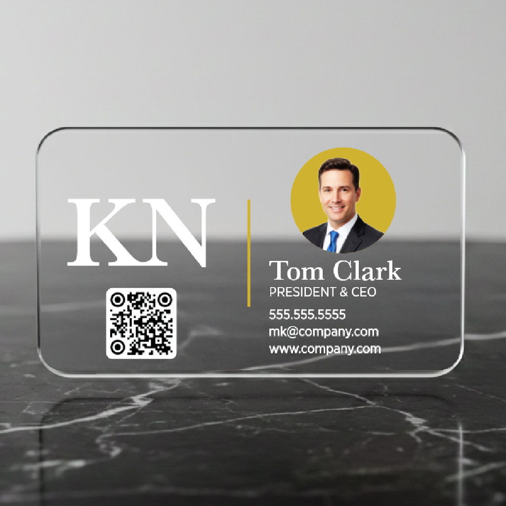 Qr White Clear Plastic