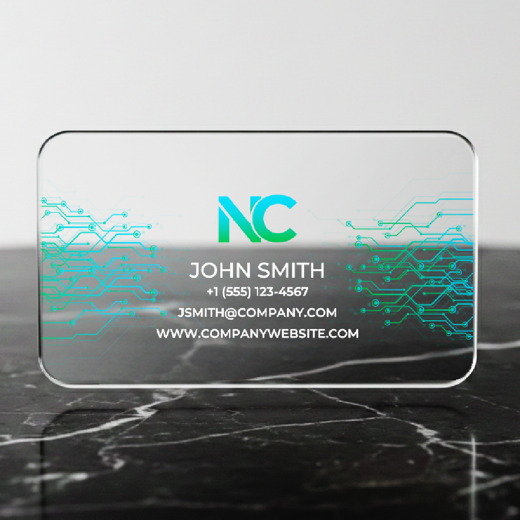 Premium Tech1 Green Clear Plastic Template